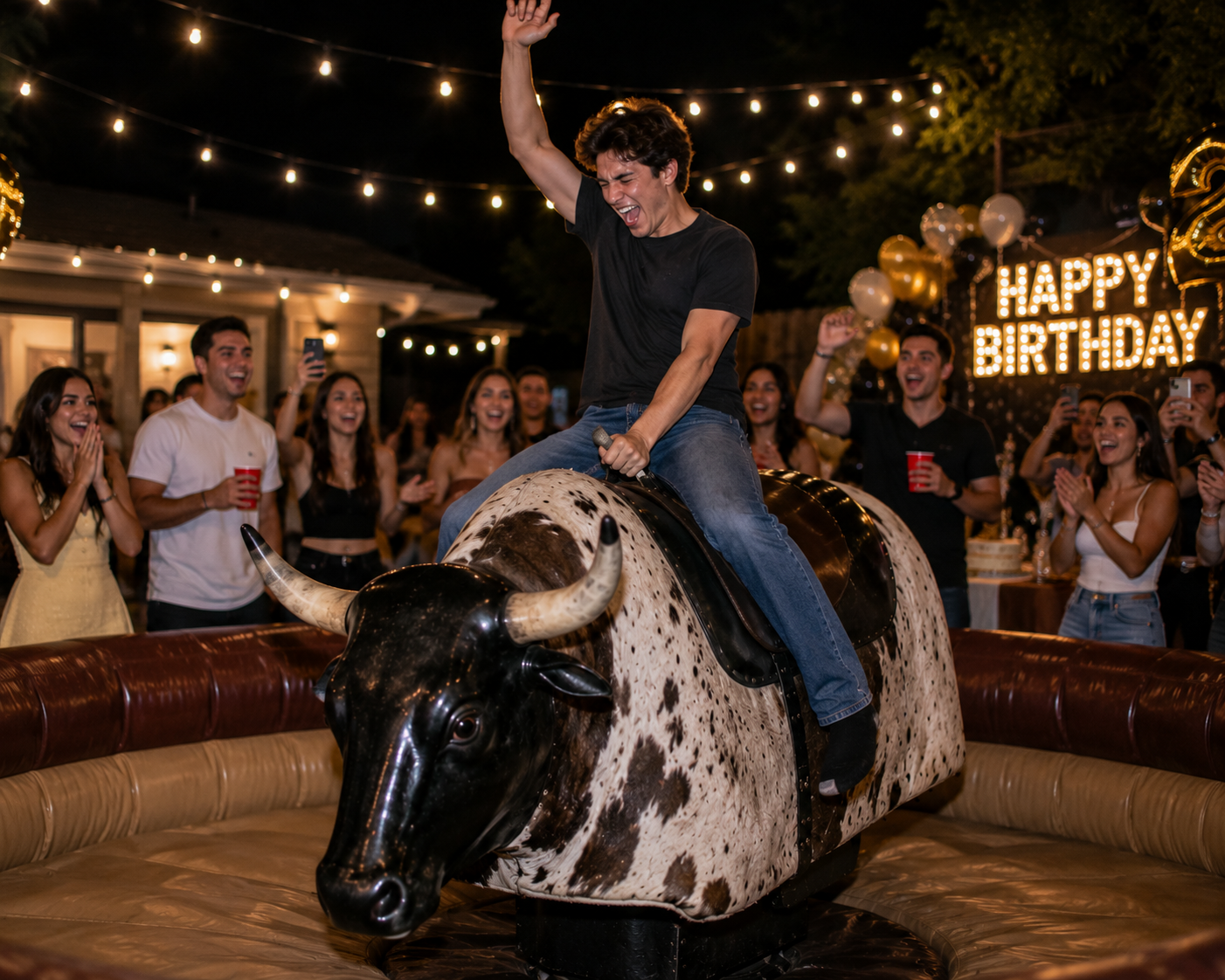 Birthday Party Bull Ride