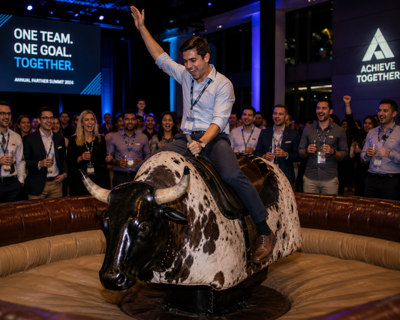 Corporate Event Bull Ride