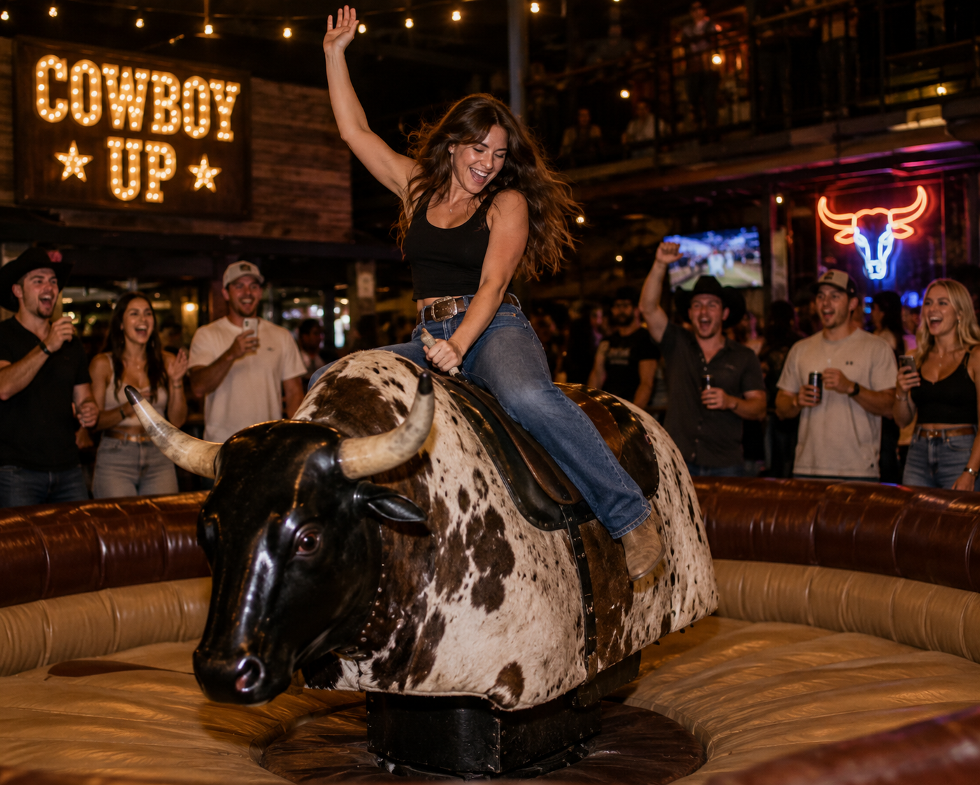 Night Event Bull Ride